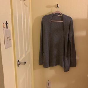 NWT TUEBA Elegant Gray Women's Cardigan Sweater